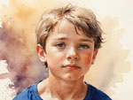 Visualization and Representation: Sunny Splash: Portrait of Youth